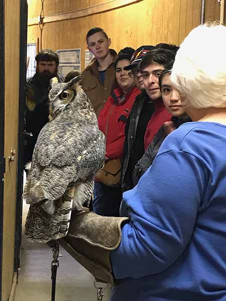 Biology club tours wildife rehabilitation center